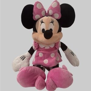 Disney Minnie Mouse Pink Plush Toy 18”